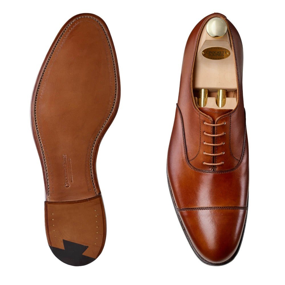 Dorset II Tan Burnished Calf (12 E) Crockett & Jones - Hammargruppen