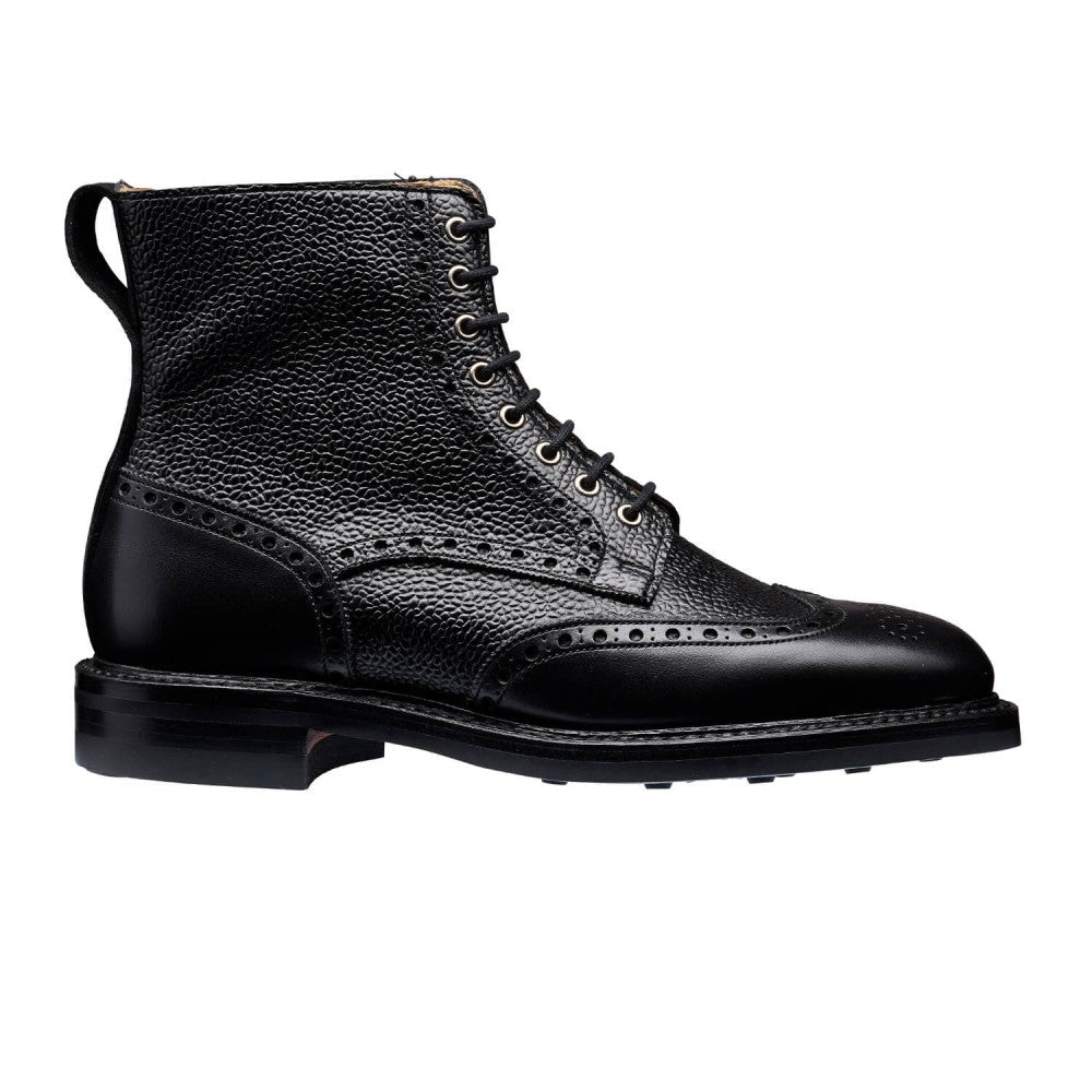 Grace II Boot, Black Calf & Scotch Grain 'Dainite' Crockett & Jones - Hammargruppen