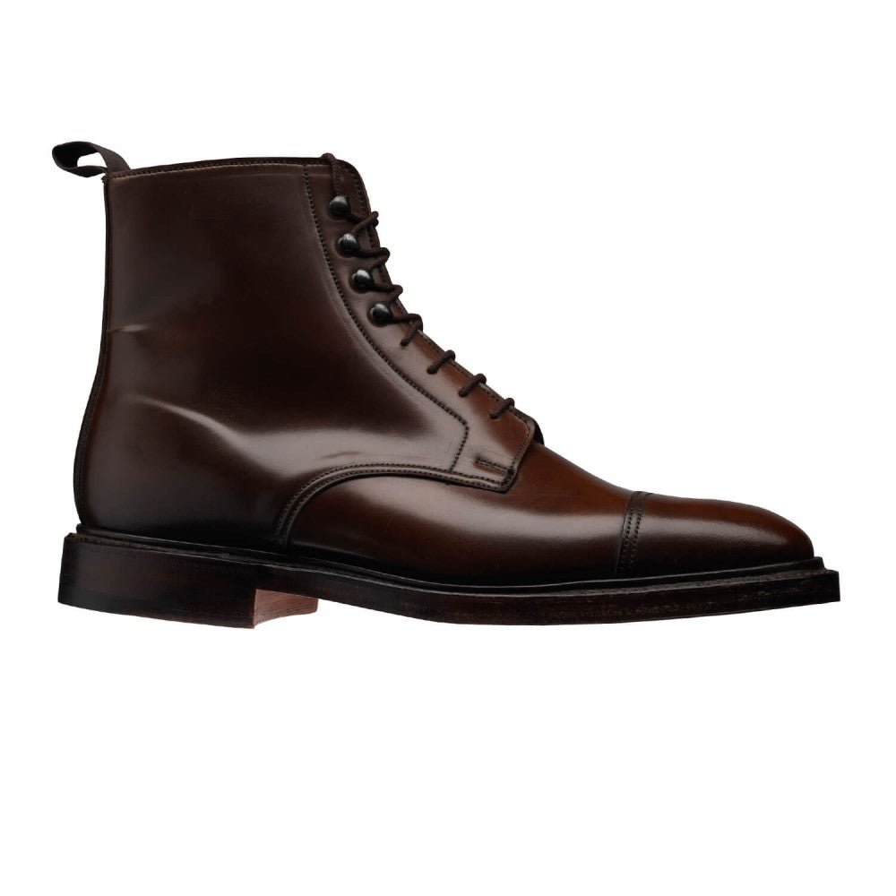 Harlech Derby Boot, Dark Brown Cordovan, Crockett & Jones - Hammargruppen