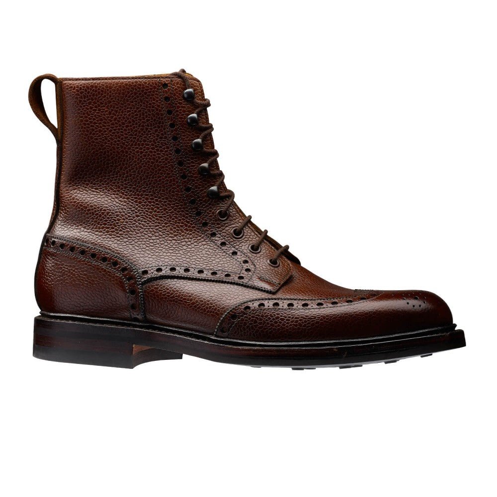 Islay Derby Boot, Dark Brown Scotch Grain ‘Dainite’ Crockett & Jones - Hammargruppen