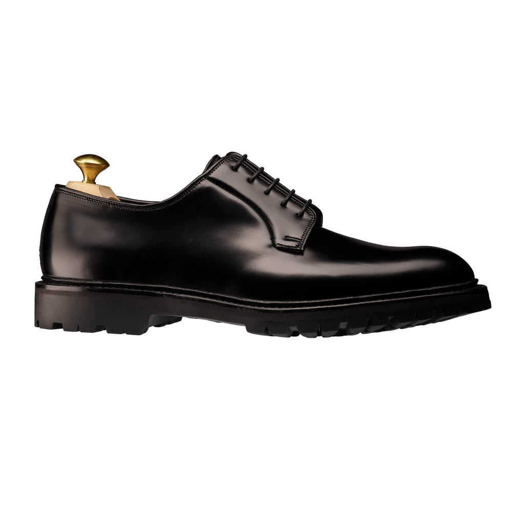 Lanark 3 Derby, Black Cavalry Calf ‘Vibram’ Crockett & Jones - Hammargruppen