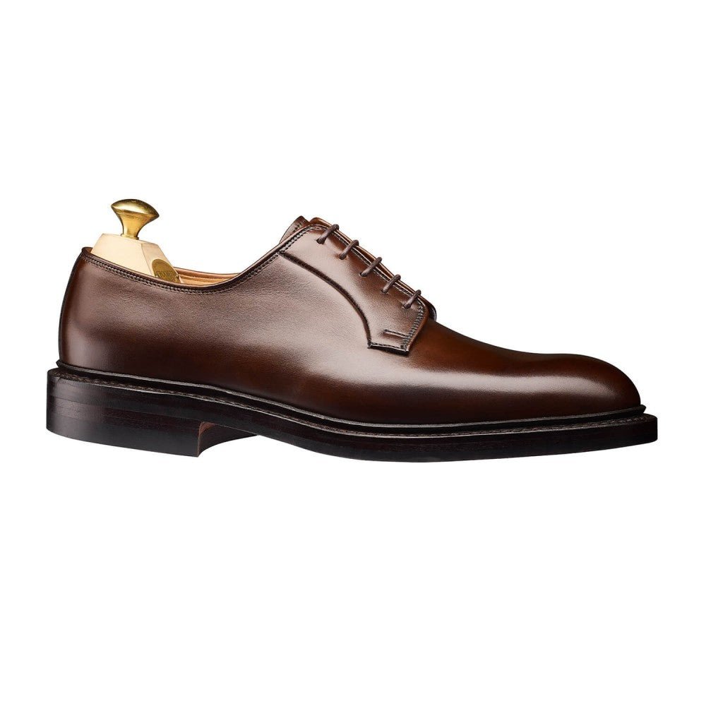 Lanark 3 Derby, Dark Brown Burnished Calf ‘Dainite’ Crockett & Jones - Hammargruppen