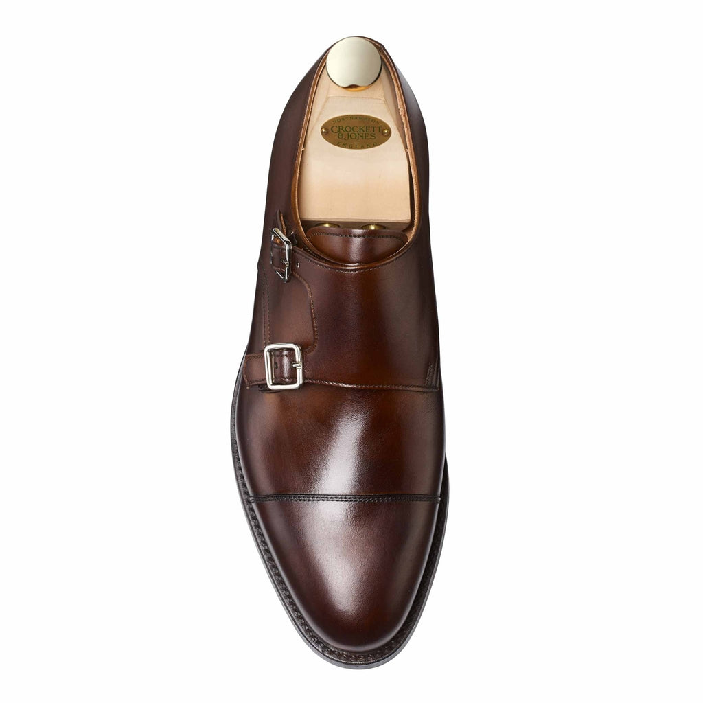 Lowndes 4 Monk Strap, Dark Brown Calf ‘City’ Crockett & Jones - Hammargruppen