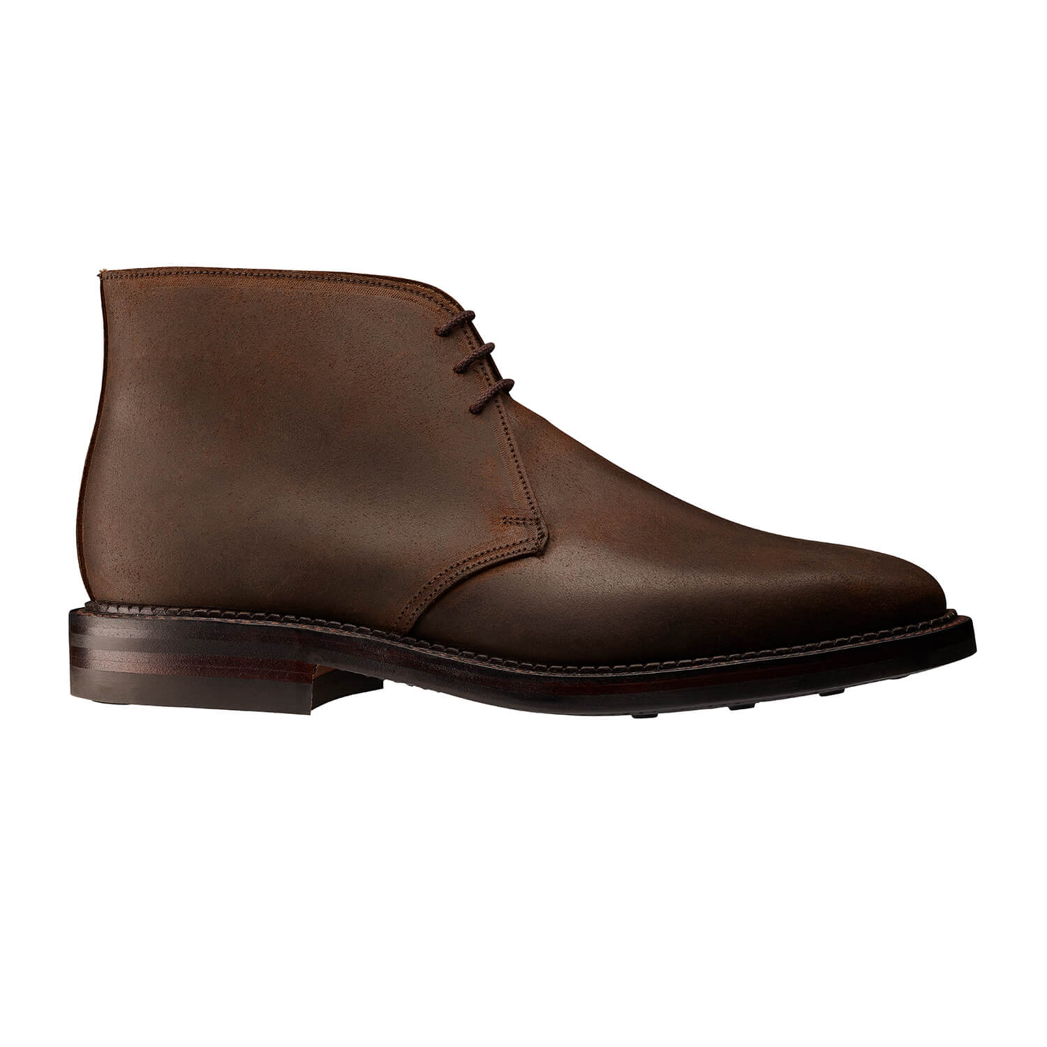 Molton Chukka Boot, Dark Brown Rough - Out Suede ‘Dainite’ Crockett & Jones - Hammargruppen