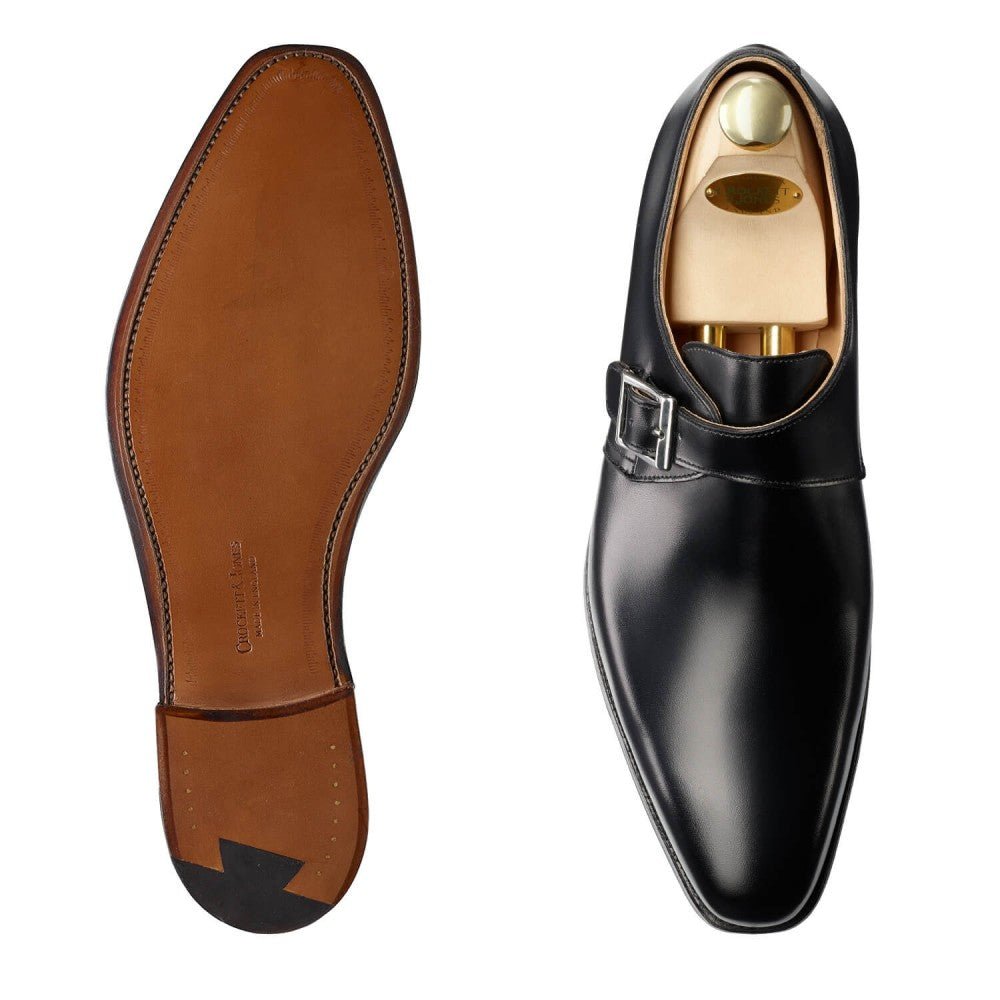 Monkton Monk Strap, Black Calf, Crockett & Jones - Hammargruppen