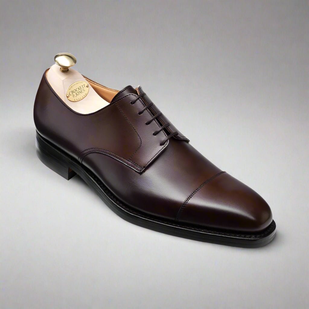 Norwich Dark Brown Burnished Calf ‘Dainite’ Crockett & Jones - Hammargruppen
