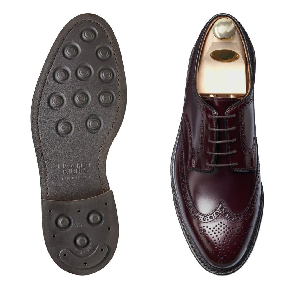 Pembroke Burgundy Cavalry Calf ‘Dainite’ Crockett & Jones - Hammargruppen