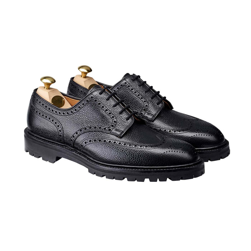 Pembroke Derby, Black Scotch Grain ‘Vibram’ Crockett & Jones - Hammargruppen