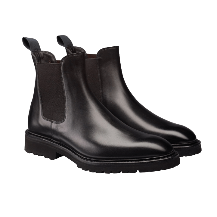 Poppy Boot, Black 'Vibram' Crockett & Jones - Hammargruppen