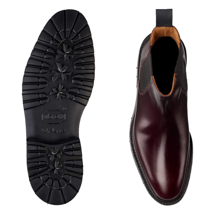 Poppy Boot, Burgundy Calf 'Vibram', Crockett & Jones - Hammargruppen