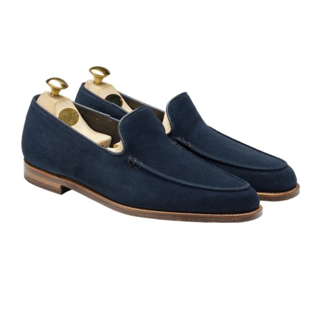 Salcombe Loafer, Ocean Suede 'Superflex' Crockett & Jones - Hammargruppen