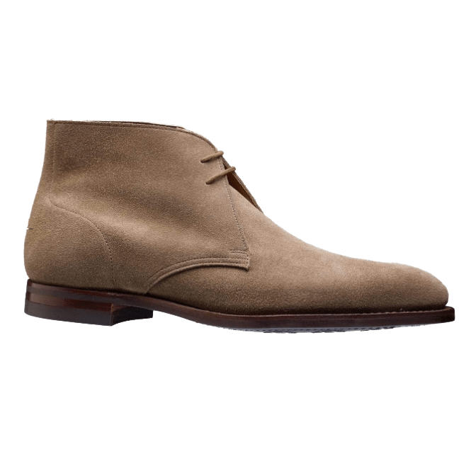 Sulgrave Chukka Boot, Khaki Suede 'City' Crockett & Jones - Hammargruppen