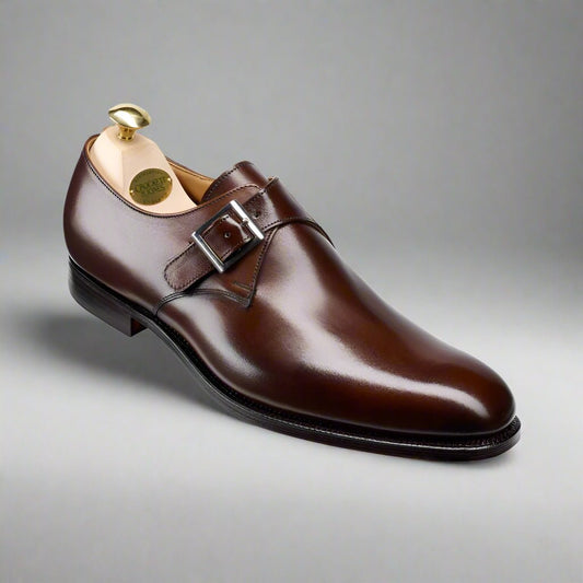 Swindon Dark Brown Burnished Calf, Crockett & Jones - Hammargruppen
