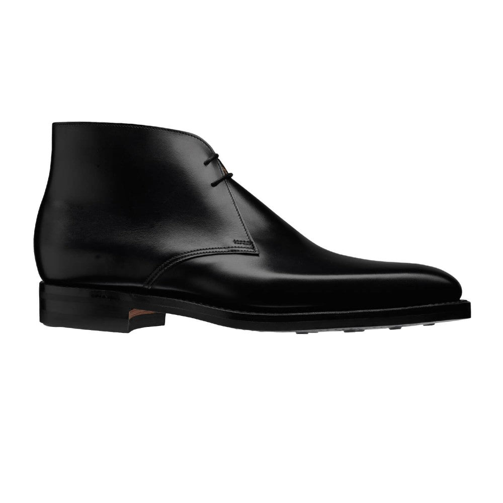 Tetbury Chukka Boot, Black Wax Calf ‘Dainite’ Crockett & Jones - Hammargruppen