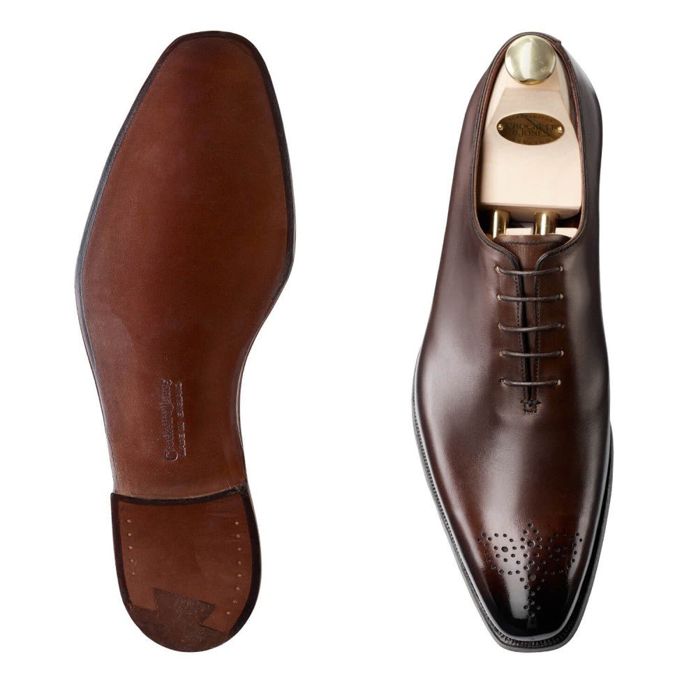 Weymouth 2 Oxford, Dark Brown Antique Calf, Crockett & Jones - Hammargruppen